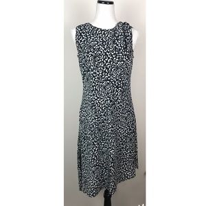 Donna Morgan 100% silk asymmetrical dress